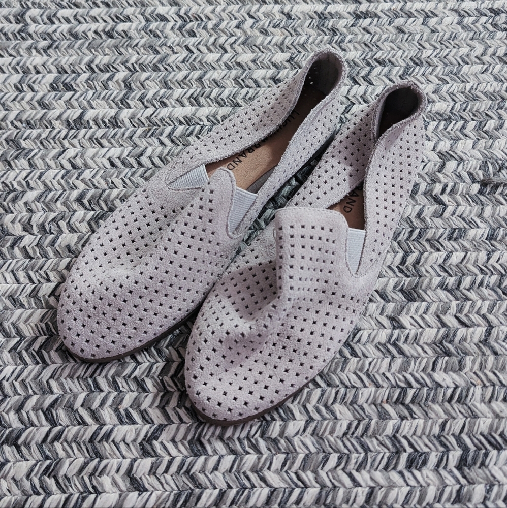 Lucky Brand Gray Carthy Loafer Flat